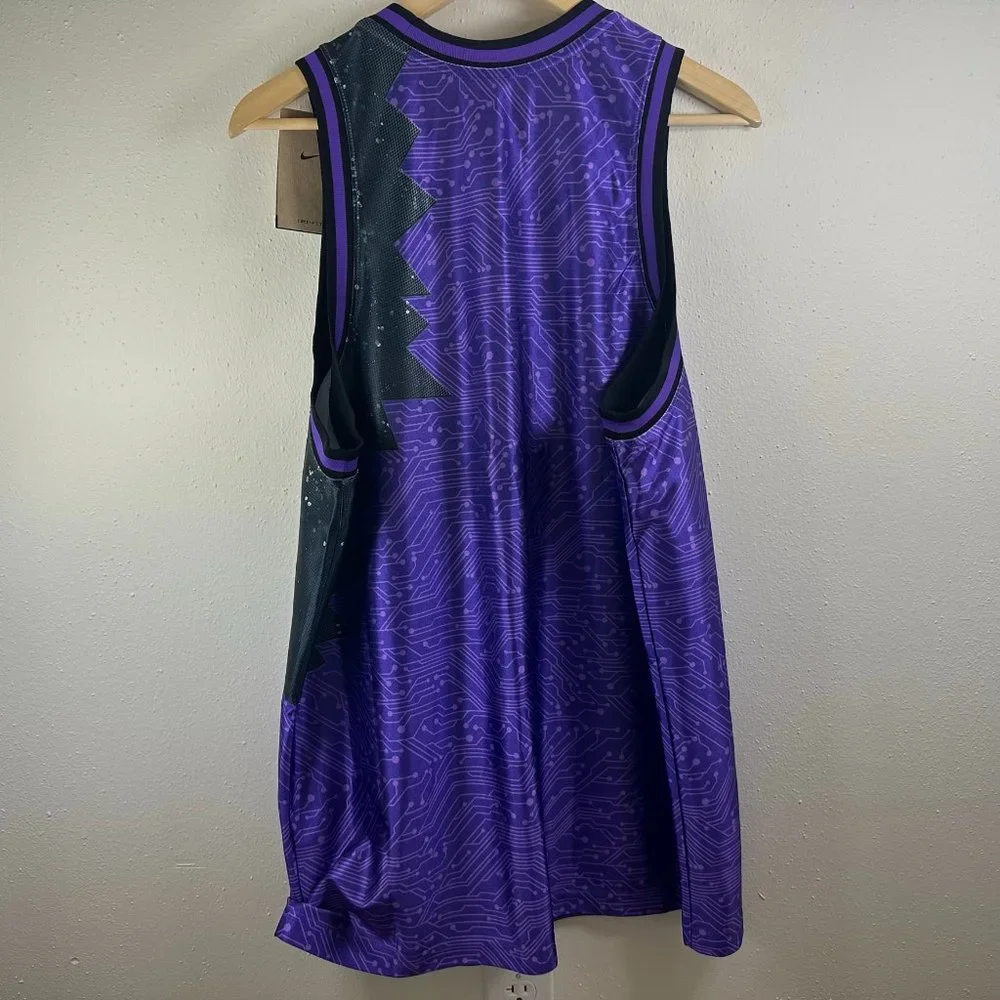 Nike Lebron x Space Jam 2 A New Legacy Goon Squad Jersey DJ3872-560 Purple Grape - Picture 5 of 6